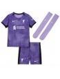 Liverpool Darwin Nunez #9 Alternativní dres pro děti 2023-24 Krátký Rukáv (+ trenýrky)